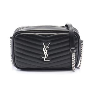 Saint Laurent LOU Bag Shoulder Leather Black